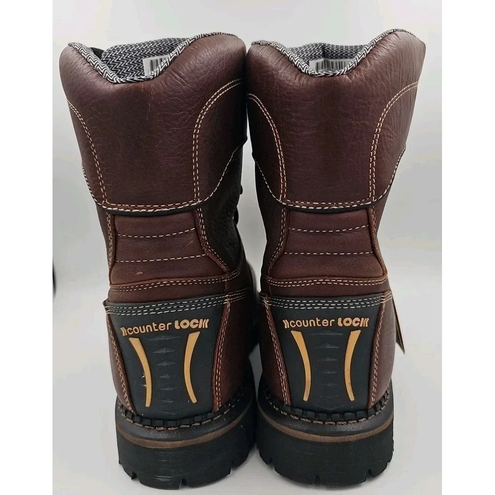 Georgia Boot AMP LT 9" Logger Composite Toe Waterproof EH Men's Size 11.5W - Picture 4 of 11